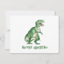 Zoek naar dinosaurus notitiekaarten Jongen