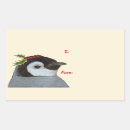 Zoek naar de pinguïn stickers Kerstpinguïn
