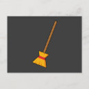 Zoek naar heks op bezem briefkaarten Magie