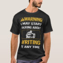 Zoek naar schrijvers tshirts Schrijfster