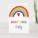 Zoek naar regenboogkaart kaarten Denk positief
