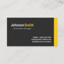 Zoek naar beton visitekaartjes Projectmanager