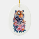 Zoek naar grappige tijger ornamenten Schattig