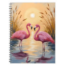 Zoek naar roze flamingo notitieboeken Flamingo's
