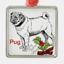 Zoek naar pug ornamenten Huisdier