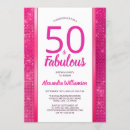 Zoek naar 50 fabelachtig uitnodigingen 50ste verjaardagsfeestje