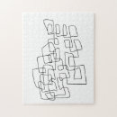 Zoek naar hipster puzzels Zwart wit