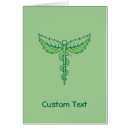 Zoek naar groene slangen briefkaarten Caduceus
