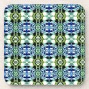 Zoek naar vormen onderzetters Blauw