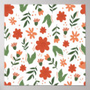 Zoek naar abstracte bloemen posters Pastel