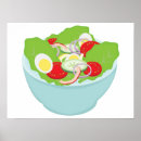 Zoek naar salade posters Illustratie