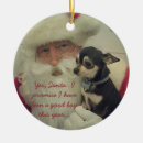Zoek naar chihuahua hond ornamenten Santa
