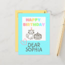 Zoek naar katten gelukkige verjaardagskaarten Voor kinderen