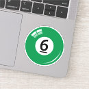 Zoek naar nummer 6 stickers Sport