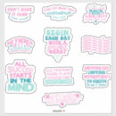 Zoek naar zelfvertrouwen stickers Inspiratie