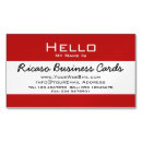 Zoek naar tag visitekaartjes Rood