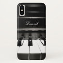 Zoek naar muzikale muziek iphone hoesjes Zwart wit
