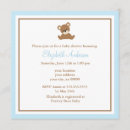Zoek naar jongen babyshower uitnodigingen Beer