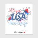 Zoek naar nationale symbolen stickers Rood wit en blauw