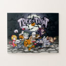 Zoek naar trick or treat puzzels Skelet