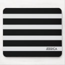 Zoek naar zwart witte strepen muismatten Modern