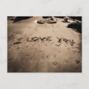 Zoek naar zand schrijven kaarten Beach