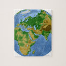 Zoek naar wereldbol puzzels Blauw