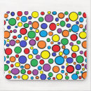 Zoek naar kleurrijke cirkels muismatten Rond