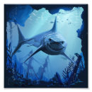 Zoek naar haai tekening posters Oceaan