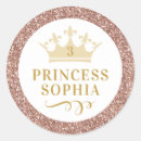 Zoek naar prinses baby shower stickers Roze en goud