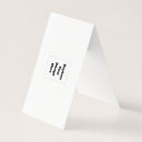 Zoek naar lege visitekaartjes Monogram zakelijk elegant