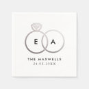 Zoek naar trouwringen servetten Voor hem/haar