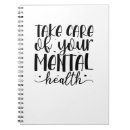 Zoek naar geestelijke gezondheid notitieboeken Zelfliefde