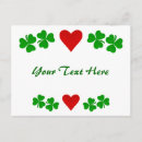 Zoek naar ierse briefkaarten Shamrocks