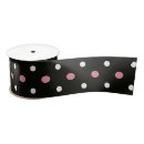 Zoek naar zwarte witte stippen lint Roze