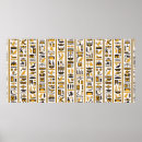 Zoek naar egyptische hiërogliefen posters Patroon