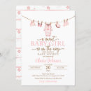 Zoek naar clothesline babyshower uitnodigingen Voor haar