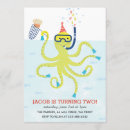 Zoek naar octopus uitnodigingen Verjaardagsfeest