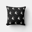 Zoek naar zwarte vogel kussens Zwart wit
