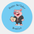 Zoek naar het varken stickers Ieder kind