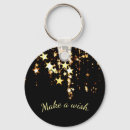 Zoek naar wens sleutelhangers Vallende ster