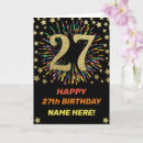Zoek naar de van de 27 jaar verjaardagskaarten Naam