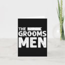 Zoek naar groomsmen kaarten Bachelor