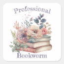 Zoek naar boekenwurm stickers Bibliothecaris