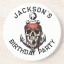 Zoek naar schedel onderzetters Voor hem