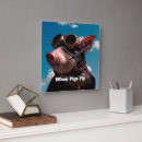 Zoek naar varkens klokken Grappig