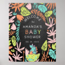 Zoek naar baby dino posters Baby shower welkomstbord
