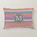 Zoek naar chevron accent kussens Rood