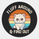 Zoek naar retro kat stickers Poesje