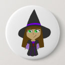 Zoek naar heks buttons Spookachtig